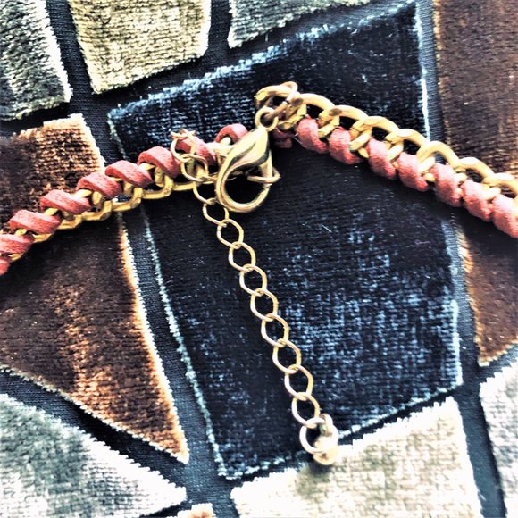 Rare Vintage Tribal Theme Beaded Fringes Colorful Necklace - Picture 4 of 4